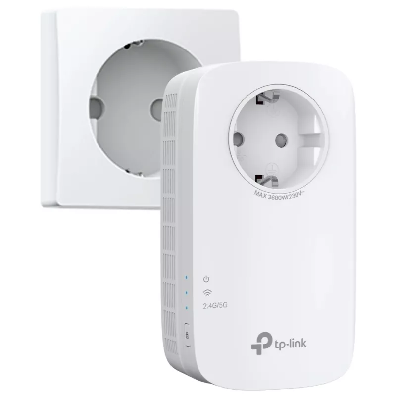 TP-LINK RE660X Extensor de alcance Wi-Fi 6 Dual-Band, 2,4 GHz e 5 GHz, 802.11ax