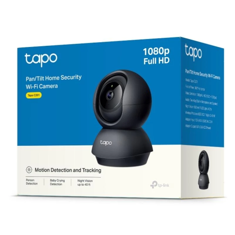 Câmara IP Wi-Fi interior TP-Link Tapo C201 360° Pan/Tilt 1080p Full HD
