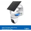 TP-LINK Tapo C615G KIT V1 Kit de câmara de segurança alimentada por energia solar - Câmara de vigilância de rede PTZ exterior, à prova de pó/intempéries, cor dia e noite