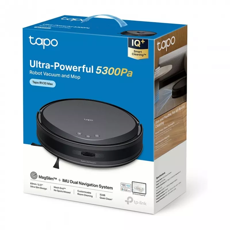 Aspirador robô TP-LINK Tapo RV20 Max - sem saco