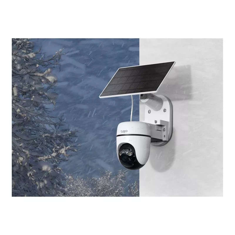 TP-Link Tapo TC90 KIT kit de câmara de segurança de exterior a energia solar, rotativa/inclinável, 2304 x 1296