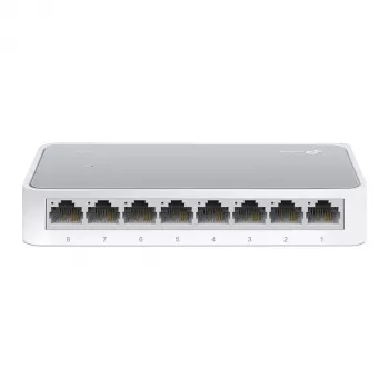 Switch Fast Ethernet de secretária TP-Link TL-SF1008D V12.4 8 portas 10/100Mbps
