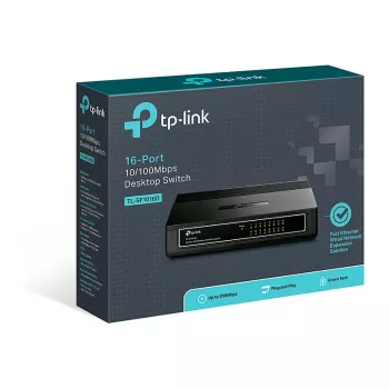 TP-Link TL-SF1016D Switch Desktop 16 Portas 10/100 Fast Ethernet
