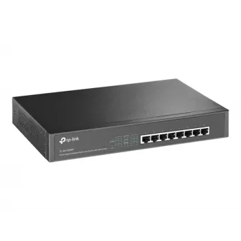 Switch TP-Link TL-SG1008MP Gigabit Ethernet PoE+ não gerido (8 portas, orçamento 126W, Preto)