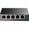 Switch Gigabit Easy Smart TP-Link TL-SG105PE com 4 portas PoE+