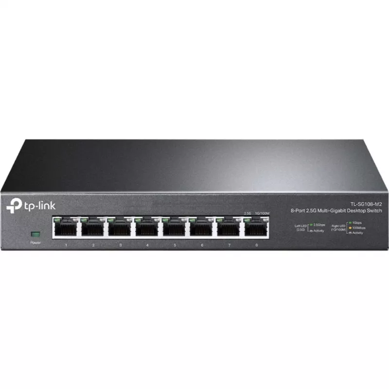 Switch não gerido TP-LINK TL-SG108-M2 V3.0 8 portas 2.5G Multi-Gigabit
