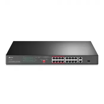 TP-Link TL-SL1218P switch Fast Ethernet PoE+ 18 portas com 2 Gigabit e 1 SFP