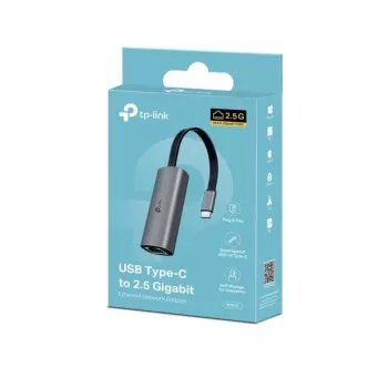 TP-Link UE302C Adaptador USB-C para Gigabit Ethernet - 10/100/1000 Mbit/s, USB 3.0, preto