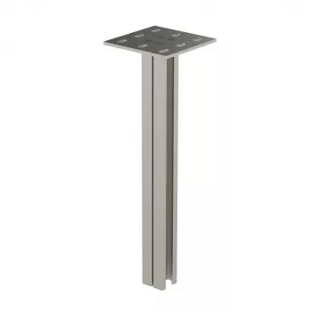 TP2-1500 HDG suporte de teto - calha de montagem em aço galvanizado a quente 1500 mm