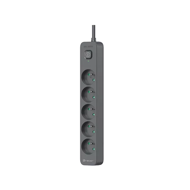Tracer 47813 Super Line+ Graphite 1,5 m (5 tomadas)