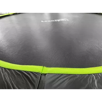 Trampolim LEAN Sport Max 14ft preto-verde