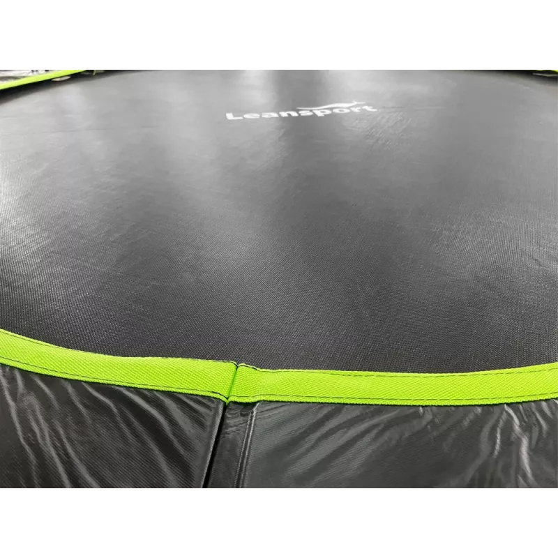 Trampolim LEAN Sport Max 14ft preto-verde