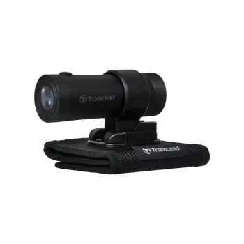 Transcend DrivePro 20B 64GB Dashcam Full HD com Wi-Fi, Lente Grande Angular 160°, LCD 2,4 polegadas, G-Sensor, Deteção de Movimento, Suporte de Ventosa