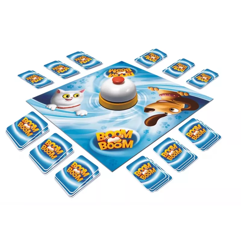TREFL GRY Boom Boom Cães e Gatinhos jogo de destreza