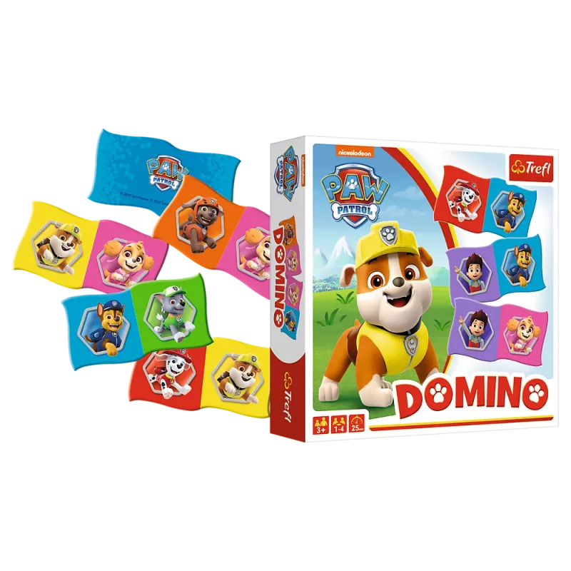 TREFL GRY Dominó Patrulha Pata – jogo educativo para crianças
