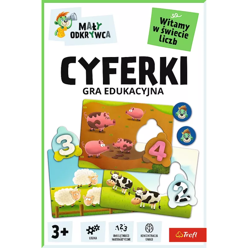 TREFL GRY JOGO - Little Explorer Números Trefl 02810