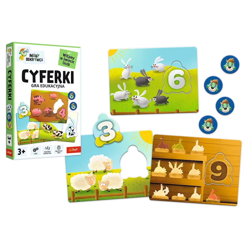 TREFL GRY JOGO - Little Explorer Números Trefl 02810