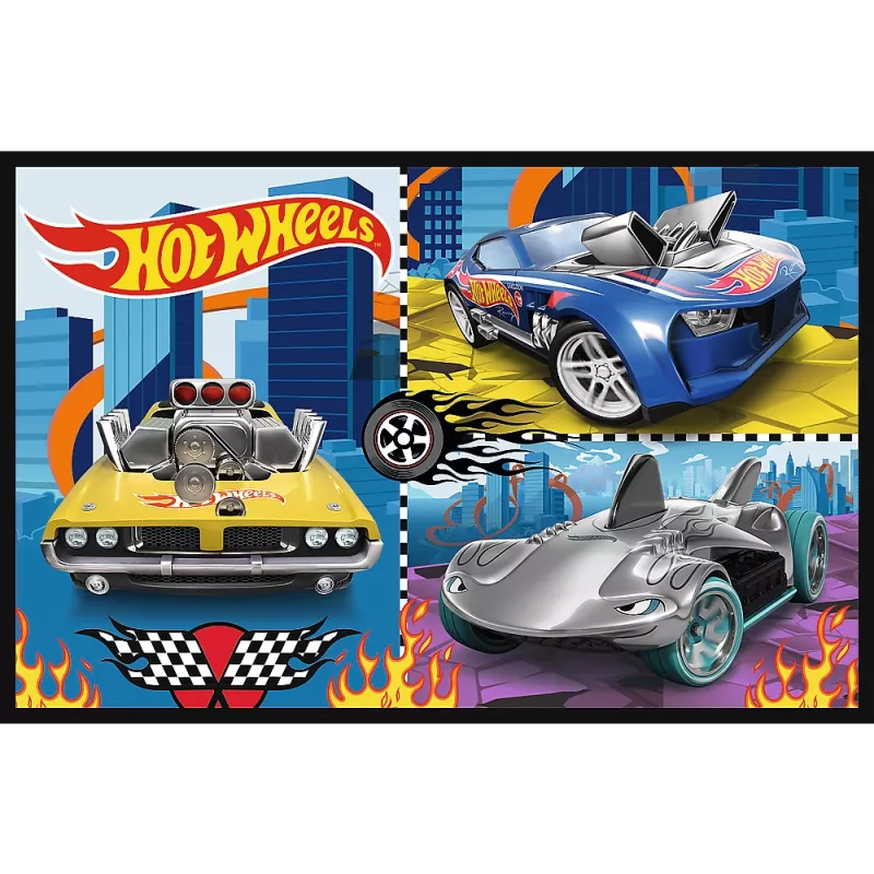 Puzzle - 2x70 - Cars - Hot Wheels