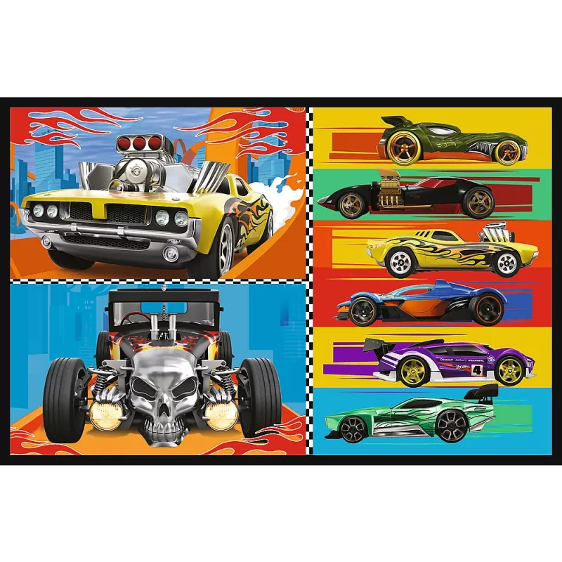Puzzle - 2x70 - Cars - Hot Wheels