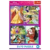 Puzzle - 2x70 - Fairytale Days - Disney Princess 34440