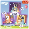 TREFL PUZZLE Puzzle 3 em 1 - Meet Bluey
