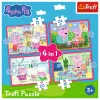 TREFL PUZZLE Puzzle 4 em 1 (12, 15, 20, 24) – A Peppa adora aventuras – Trefl 34672