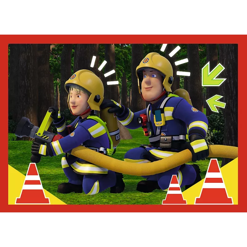 TREFL PUZZLE Puzzle 4 em 1 - Adventures of Fireman Sam