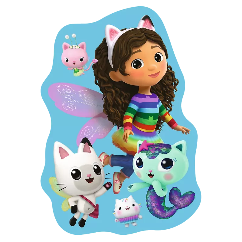 TREFL Puzzle - Puzzle de contorno em madeira de 50 peças - Gabby's Dollhouse Trefl 20260