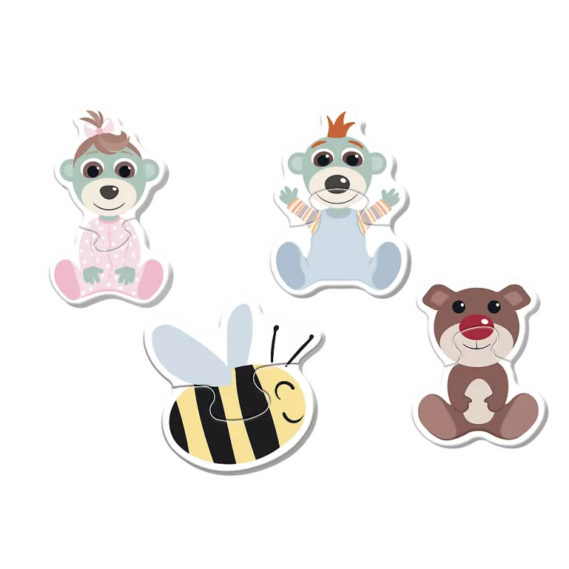 Puzzle Trefl - Baby Classic - Bebés simpáticos - Bebés e ursinho de peluche 36139