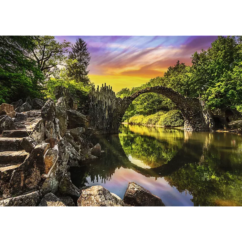 TREFL PUZZLE Puzzle – 1000 Premium Plus Ponte Rakotz em Kromlau, Alemanha Trefl 10811