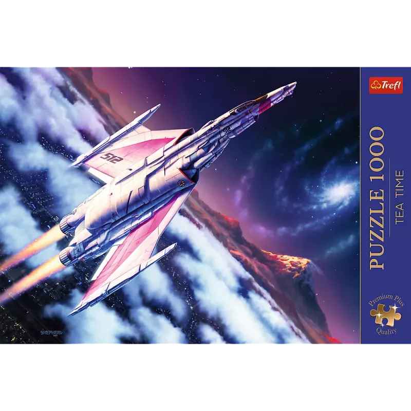TREFL PUZZLE Puzzle - 1000 Premium Plus - Tea Time: Voo espacial Trefl 12075