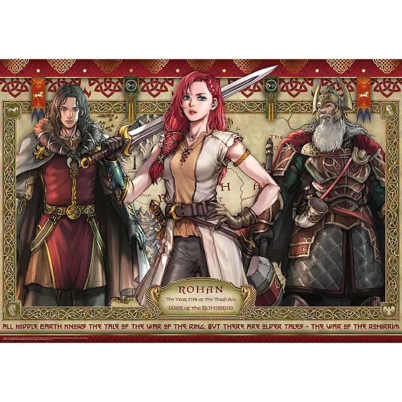 Puzzle TREFL - 1000 - The Lord of the Rings: War of the Rohirrim FSC 10937