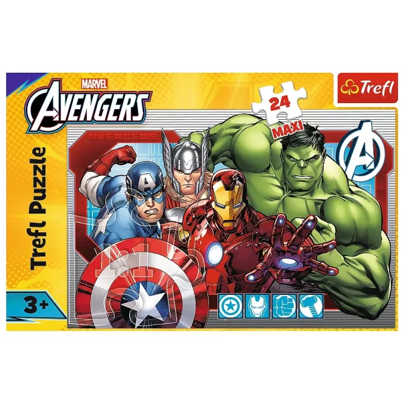 Puzzle TREFL 24 Maxi – Always Just – Disney Marvel The Avengers