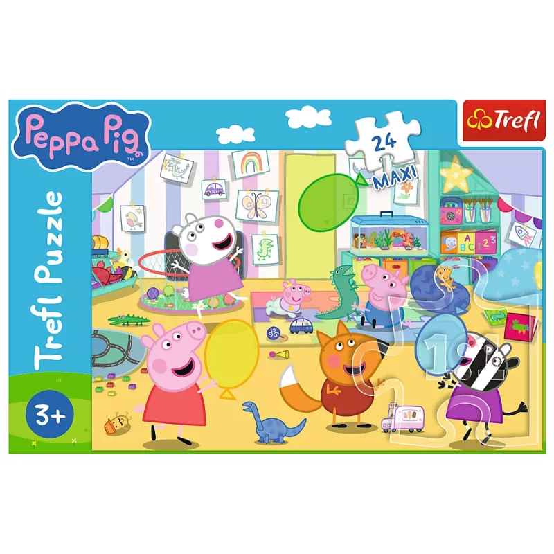 Puzzle TREFL 24 Maxi – Beautiful Peppa – Peppa Pig Trefl 14367