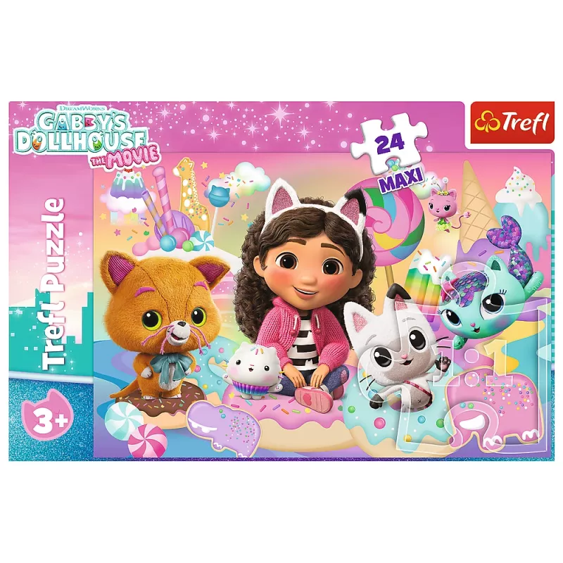 Puzzle TREFL – 24 Maxi – Gabby's Cat World – Trefl 14381