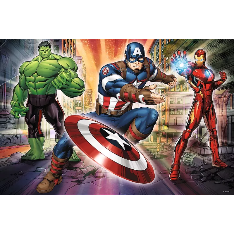 TREFL PUZZLE Puzzle - 24 Maxi - No mundo dos Vingadores