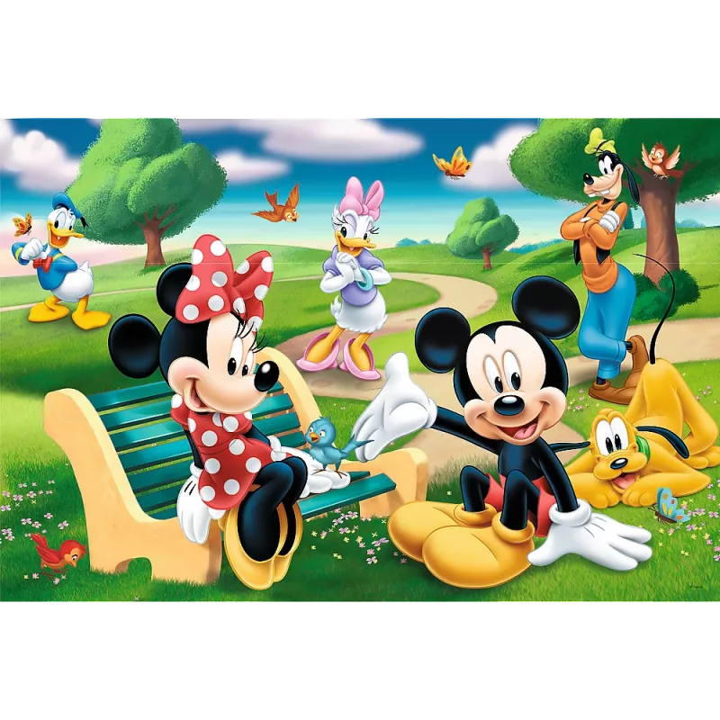 TREFL PUZZLE Puzzle - 24 Maxi - Mickey Mouse com amigos - Disney Standard Characters