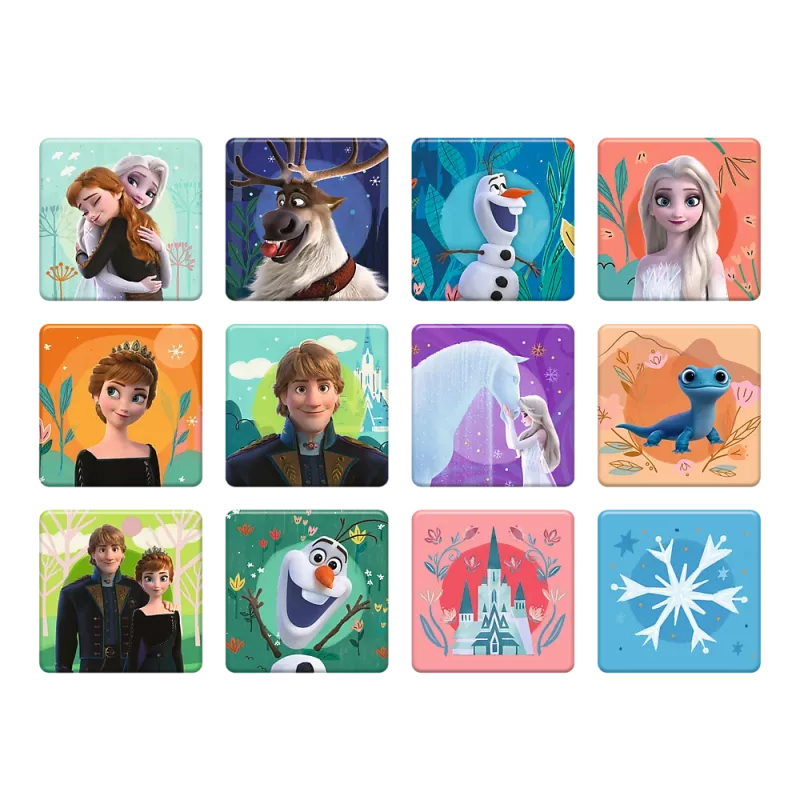 TREFL PUZZLE Puzzle - 2 em 1 + Memos Princesses in Their Land - Disney Frozen 2 93335