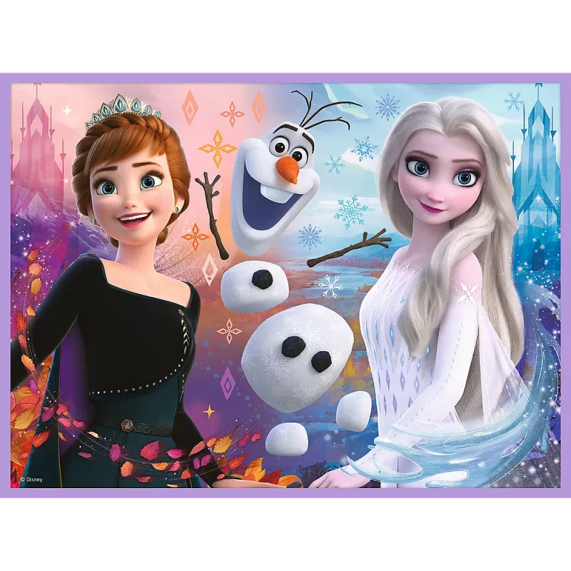 TREFL PUZZLE Puzzle - 2 em 1 + Memos Princesses in Their Land - Disney Frozen 2 93335