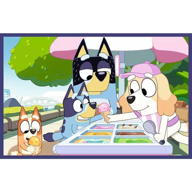 Puzzle 2x24 Funny Bluey BBC Bluey Trefl 34446