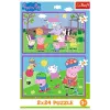 TREFL PUZZLE Puzzle - 2x24 - Peppa no parque infantil - Peppa Pig 34435