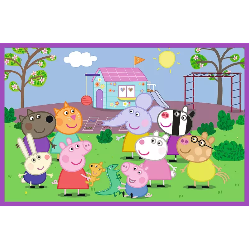 TREFL PUZZLE Puzzle - 2x24 - Peppa no parque infantil - Peppa Pig 34435