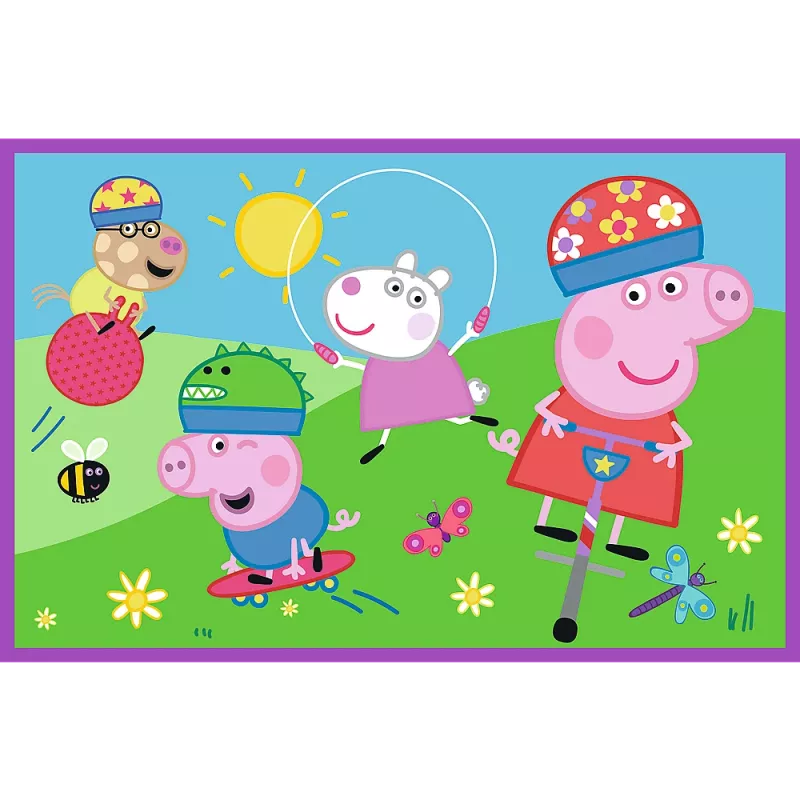 TREFL PUZZLE Puzzle - 2x24 - Peppa no parque infantil - Peppa Pig 34435