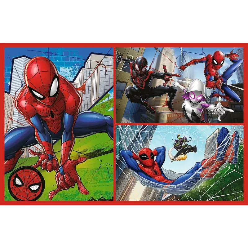 Puzzle - 2x70 - Spider Stories - Disney Marvel Spiderman Trefl 34443