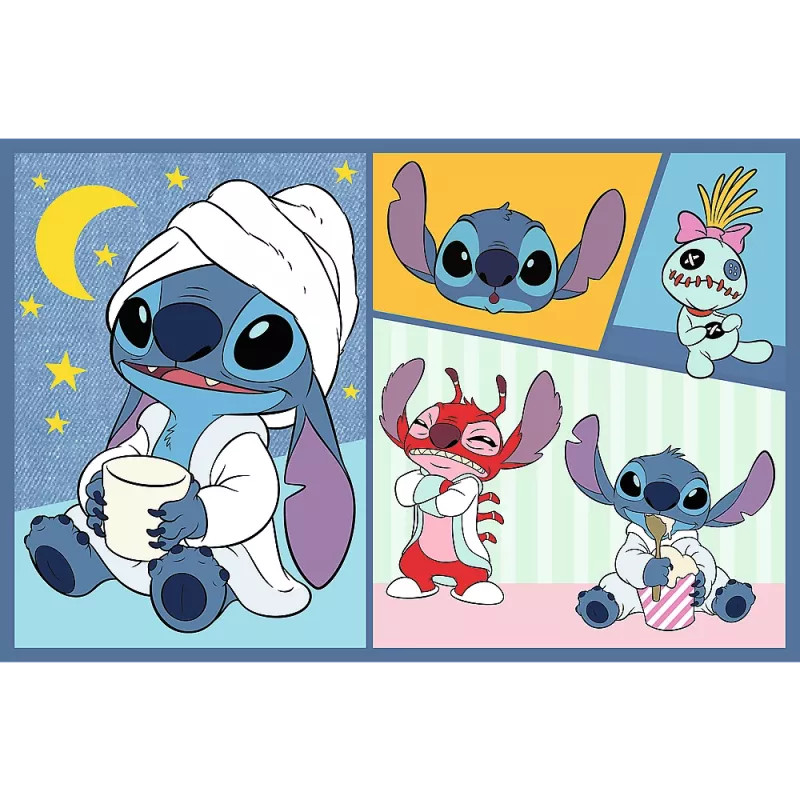 TREFL PUZZLE Puzzle 2x70 Não há tédio com o Stitch Disney Lilo Stitch Trefl 34444