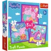 TREFL PUZZLE Puzzle - 3 em 1 - Peppa Pig's Habits Trefl 34893