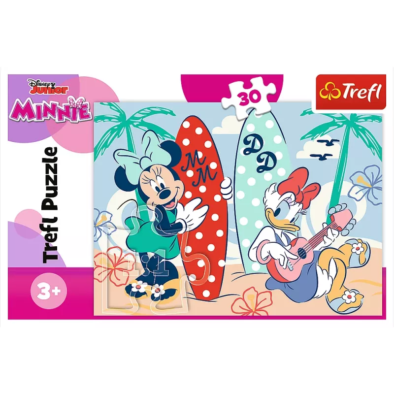 TREFL PUZZLE Puzzle – 30 – Minnie colorida – Disney Minnie Trefl 18302