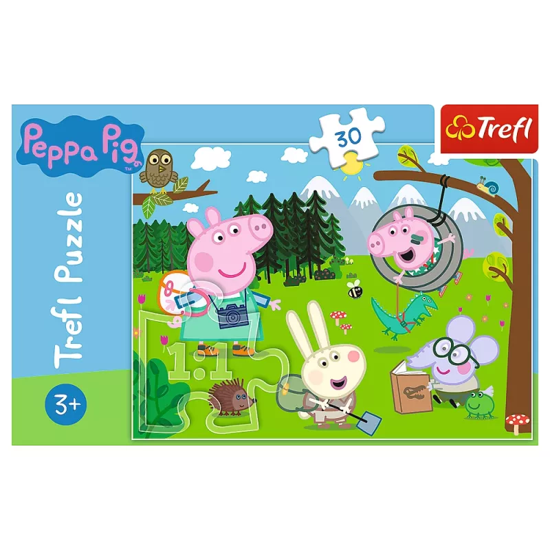 TREFL PUZZLE Puzzle - 30 - Expedição na floresta - Peppa Wutz Trefl 18245