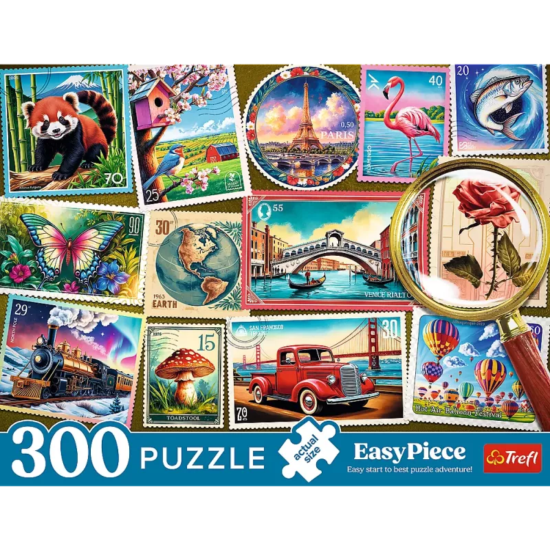 Puzzle - 300 EasyPiece - Trefl Postage Stamps 23100