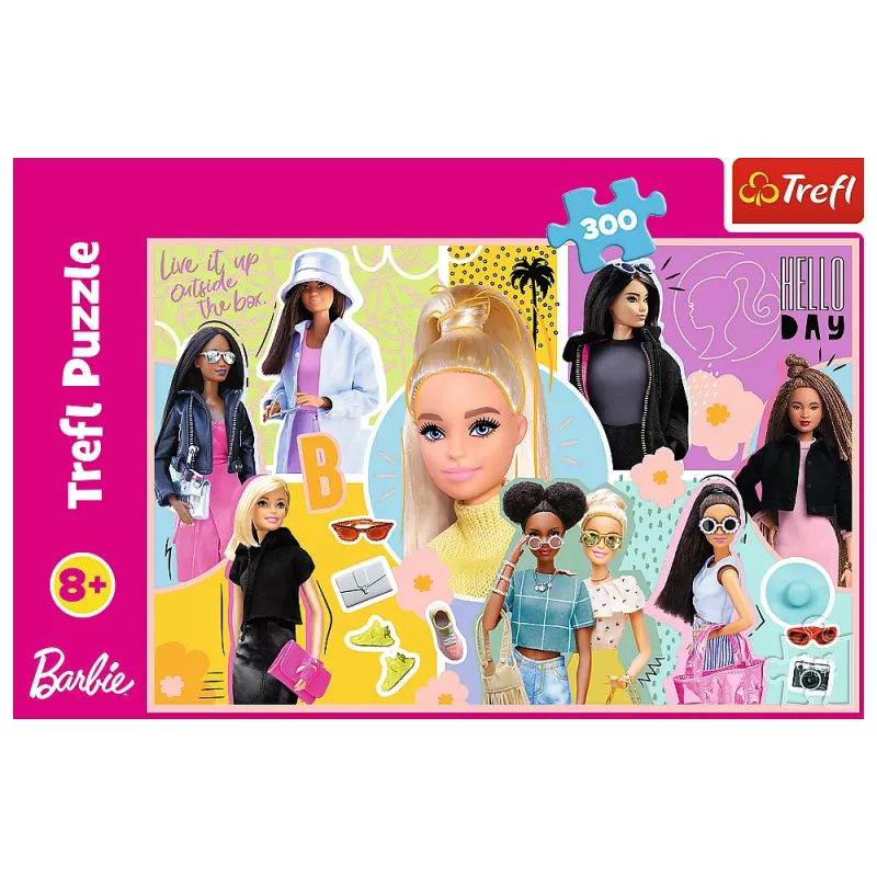 Puzzle - 300 - Your Favorite Barbie - Mattel, Barbie 23025